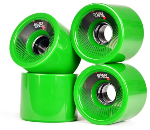 JUCKER HAWAII Longboard Rollen - Allround Cruiser Wheels Kahuna - Das perfekte Upgrade für Dein Board - Premium Longboard Rollen passend für jedes Longboard (Set - 4 Rollen)