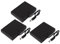 sourcingmap 9V Output 6 x AA Battery Holder 2.1mm DC Connector Enclosed Box Switch Wire Lead 3pcs