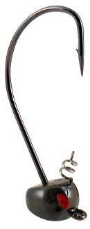 Yum Pumpkin Ed Jig Hook 6/0 (Green, 3/8-Ounce)