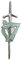 Anstecker / Pin, Schottisches Hochland / Irische Harfe, keltisches Motiv, hochwertig