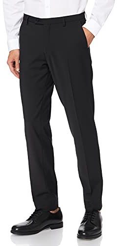 CG CLUB of GENTS Herren Anzughose Cedric, Schwarz (Schwarz 90), 42