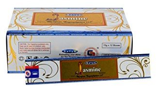 Satya Natural Incense Sticks, Jasmine, 15g, Special 12 Piece