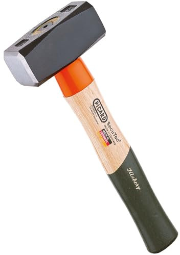 PICARD Fäustel SecuTec Nr. 43 HS 1500g | 280mm Länge | Sicherheitssystem mit Keilschraube | Robuster Hickorystiel | DIN 6475 | Ideal für Werkstatt & Industrie | Made in Germany seit 1857