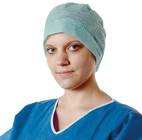 HARTMANN 9924683 Foliodress Cap Comfort Form Plus OP-Hauben, Aqua, 60 Stück