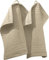 REDBEST Seiftuch New York 2er- Pack beige Größe 30x30 cm - leichte, weiche Qualität, saugstark, sehr strapazierfähig, 100% Baumwolle