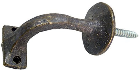 Imex der Fuchs 76672 Handlauf Halterung Messing Landhausstil (75 mm)