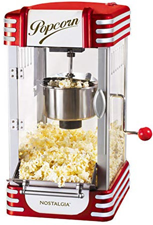 Nostalgia Electrics Retro Kettle Popcorn Maker palomitas de maiz poppers - Palomitero (120 V, 6,35 kg)