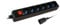 Techly 300415 Multipresa 6 Posti Italiana Bipasso con Spina VDE Nero Nero