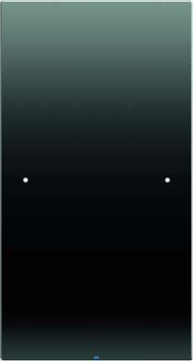 Hager Teclado berker Touch Sensor Confort 1 fase, Serie berker R.3 de, Negro