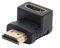 Adaptateur hdmi or m/f coude 90°