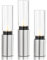 Blomus 65090 Windlichter-Set Faro, Edelstahl poliert, 3 teilig