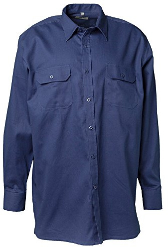 Planam Twill 1/1 Sleeve Shirt Blue
