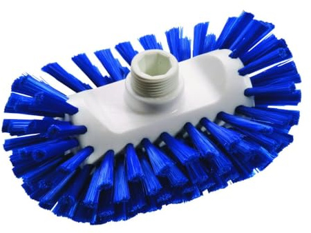 KESSELBÜRSTE,PP BLAU,ø 0,25MM WEICH,200X125X35MM,OHNE STIEL