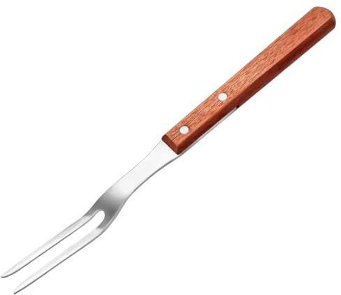Neuf Star Foodservice 38224 Manche en Bois Fourchette pour Barbecue, 33 cm