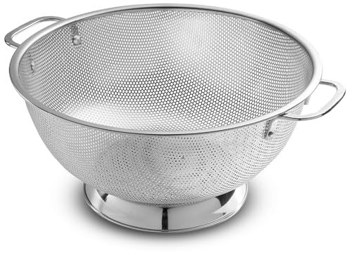 Bellemain Passoire micro-perforée en acier inoxydable de 5 litres, passe au lave-vaisselle