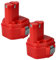 vhbw 2X Akku kompatibel mit Makita 6216DWFE, 6217D, 6217DWDE, 6217DWDLE, 6223D, 6223DE, 6223DW, 6223DWE Werkzeug (3000 mAh, NiMH, 12 V)