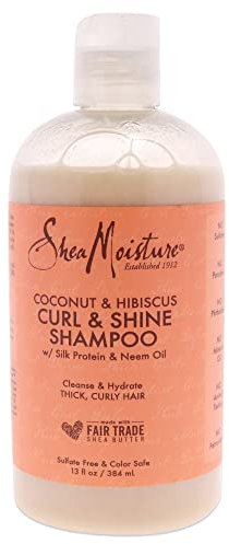 Shea Moisture Shampoo Curl & Shine 13oz Coconut & Hibiscus by Shea Moisture
