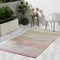 FAB HAB Outdoor-Teppich - wetterfest, farbecht, wendbar - recycelter Premium-Kunststoff - gestreift - Terrasse, Balkon, Garten - Kunststoffteppich Cancun Bunt/Candy, 150x240 cm