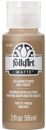 FolkArt Acrylic Paint in Assorted Colors (2 oz), 942, Honeycomb