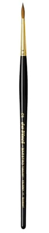 Da Vinci 11 Series Tobolsky-Kolinsky Sable Water Colour Brush, Bristle, Red, 19.5 x 0.26 x 30 cm