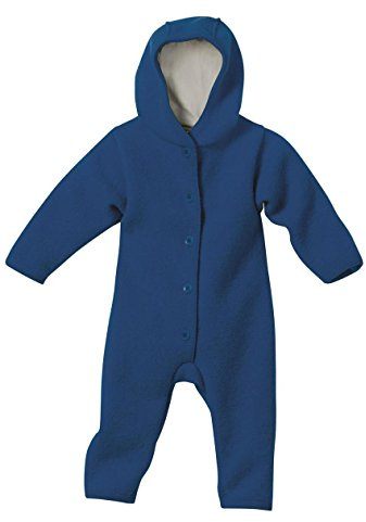 Disana 36104XX - Walk-Overall Wolle marine, Size / Größe:50/56 (0-3 Monate)