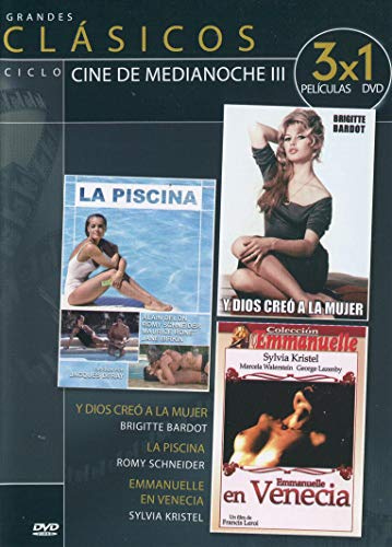 Emmanuelle En Venecia (1995) -- Y Dios Creó A La Mujer (Et Dieu Créa La Femme) (1956) -- La Piscina (La Piscine)(1969) *** Region 2 *** (Import) ***