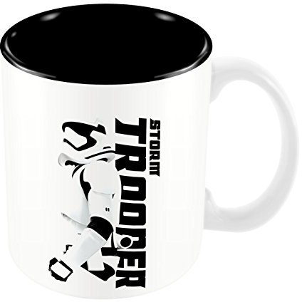 SD toys Tasse Design Stormtrooper Star Wars Ep7, Keramik, weiß/schwarz, 9 x 11 x 12 cm
