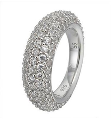 Joop! Damen-Ring 925 Sterling Silber Gr. 55 (17.5) JPRG90566A550