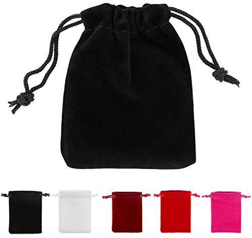 Auroris - Samtbeutel ca. 9x7cm Farbe: schwarz - 1 Stück