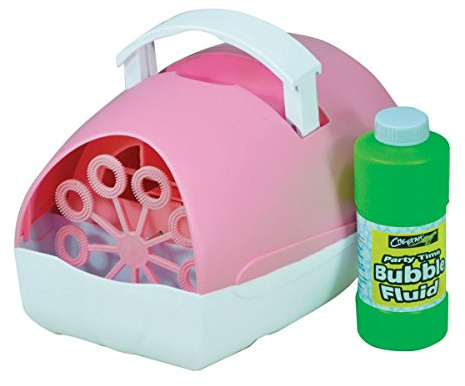 Party Time Battery Operated Bubble Machine - Rose