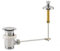 Valentin - Vidage lavabo a bonde vissante 33x42 laiton chrome 10010000000