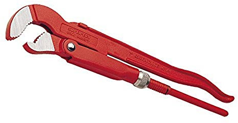 Rothenberger SUPER-EGO 145150000 - Chiave svedese a bocca di lucertola 1.1/2, Nero