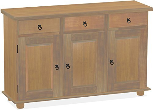 Sideboard Eiche Natur Rio Classico Esszimmer Holz Pinie Massivholz Echtholz Farbe wählbar Brasilmöbel