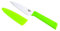 Kuhn Rikon Colori+ Classic Paring Knife, Stainless Steel, Green, 19.5 x 3 x 1.7 cm