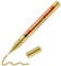 edding 751 marqueur peinture - or - 1 stylo - pointe ronde 1-2 mm - marqueur de peinture pour l'étiquetage du métal, verre, roche ou du plastique - résistant à la chaleur, permanent et étanche