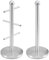 SQ Professional Mug tree & kitchen roll holder Silver, Steel, 38x17x17 cm