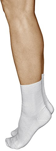 vitsocks Women's Loose Fitting Non Elastic Top ALL-COTTON Socks (3 PAIRS) Thin Gentle Grip No Elasticated Cuff Ladies