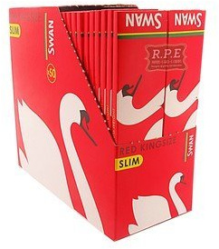 Swan Red King Size Cigarette Rolling Papers - 50 Booklets