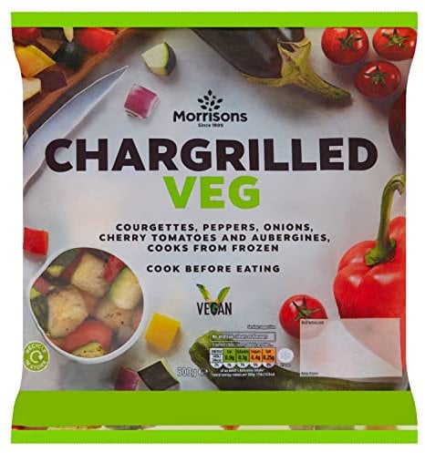 Morrisons Chargrilled Mediterranean Vegetables, 500g (Frozen)