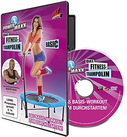 TV unser Original Trainings DVD Power Maxx Fitness Trampolin Basic, 00171