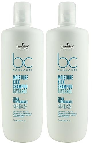 Schwarzkopf BC Moisture Kick Shampoo 2 x 1000 ml Bonacure