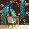 azutura Cherry Blossom Peacocks Wall Mural Wallpaper available in 8 Sizes Digital