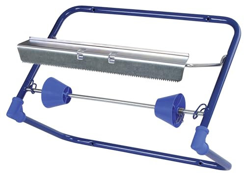 Kerbl Wandrollenhalter (für Papierrollen bis zu einer Breite von 40 cm, für Euterpapier, Lieferung ohne Papierrolle, Gestell Metall lackiert)