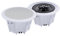 e-audio 2-Way Round Ceiling Speakers With Twin Offset Tweeters 6.5'' 60W 8 ohm