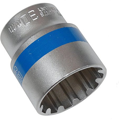 AERZETIX - Douille de Vissage Polygonale 12 Pans Carré 1/2 30mm CrV