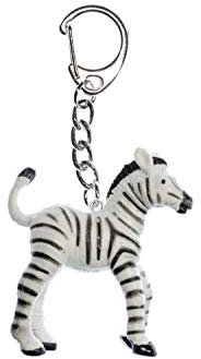 Miniblings Zoo zèbre zèbre Bébé Enfant - Bijoux Fantaisie Fait Main I I Pendentif Trousseau de clés Porte-Clef