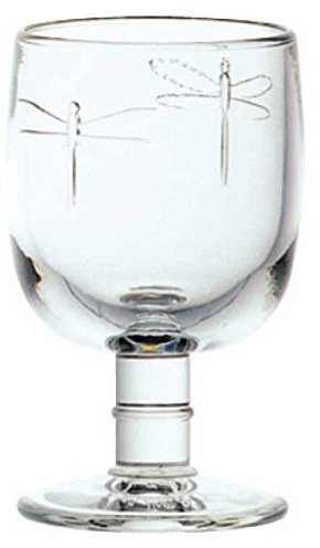 La Rochere - Libelllules, Libelle - Weinglas, Weißweinglas, Rotweinglas - typische Französisch - 200 ml - Glas