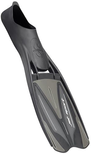 Scubapro Unisex Jet Sport Offene Ferse Tauchflossen Schwarz/Grau