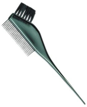 Efalock Frbepinsel Noir M. Peigne, schwarz, medium m. Kamm