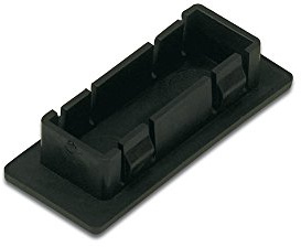 DIGITUS LWL-Blindstopfen – für SC Duplex Durchbrüche – 100 Stück – für Glasfaser Patchpanel und Spleißboxen – Schwarz